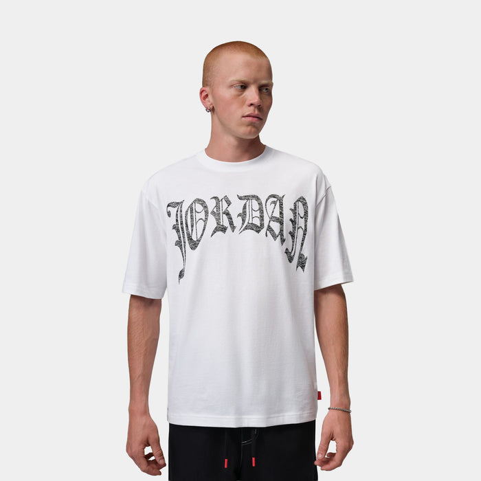 Brooklyn Mens Short Sleeve Shirt (White/Black)
