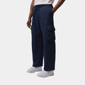 Brooklyn Oversized Fleece Cargo Mens Pants (College Navy/Black)