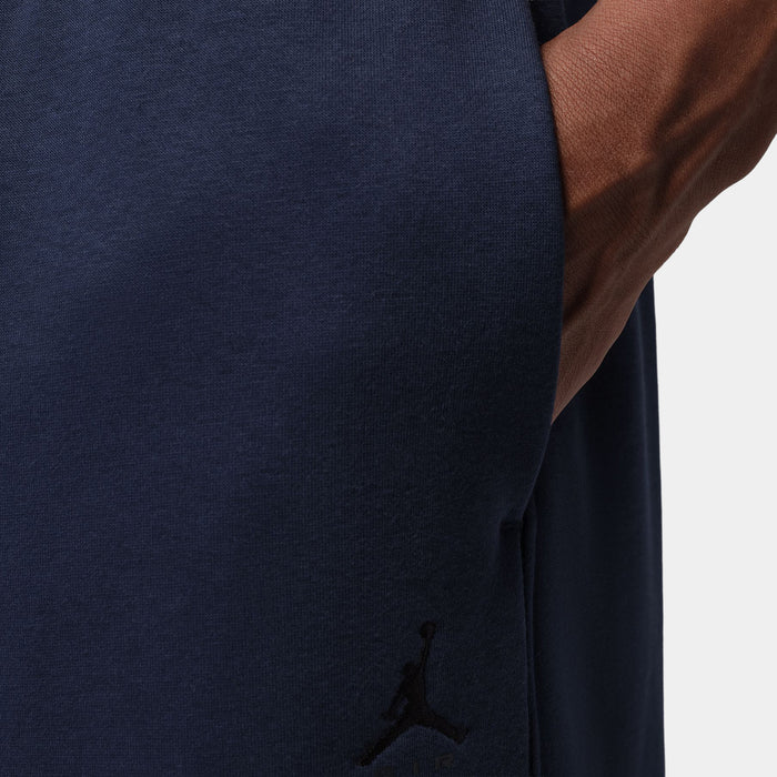 Brooklyn Oversized Fleece Cargo Mens Pants (College Navy/Black)
