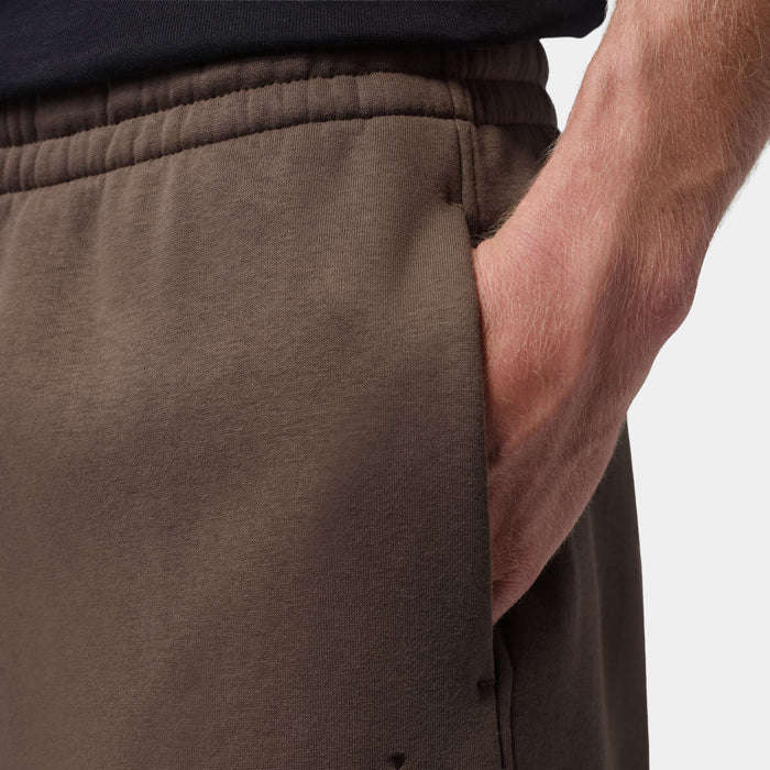 Brooklyn Oversized Fleece Cargo Mens Pants (Palomino/Dark Cinder)