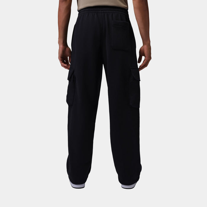 Brooklyn Oversized Fleece Cargo Trousers Mens Pants (Black/Black/Dark Smoke Grey)