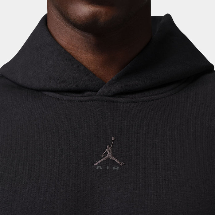 Brooklyn Oversized Fleece Pullover Men Hoodie (Black/Black/Dark Smoke Grey)