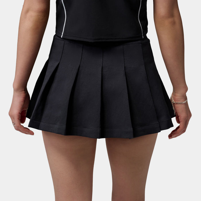 Brooklyn Pleated Womens Skirt (Black/White)