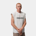 Brooklyn Sleeveless Muscle Top Mens Short Sleeve Shirt (Sail/Gym Red)