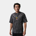 Brooklyn Tie Dye Festival Mens Short Sleeve Shirt (Iron Grey)