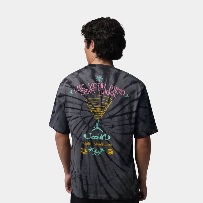 Brooklyn Tie Dye Festival Mens Short Sleeve Shirt (Iron Grey)