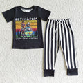 BSPO0003 GETIN LOSER WERE GOING HUNTING Print Boys Halloween Clothes Set