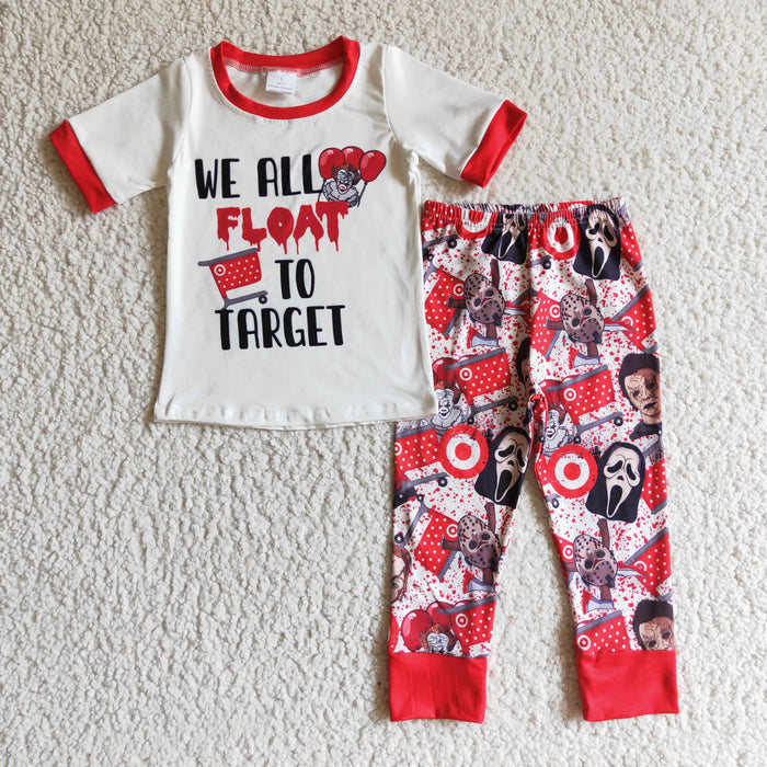 BSPO0019 Targe* Cartoon Film Characters Print Boys Halloween Clothes Set