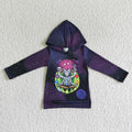BT0052 Ric* Cartoon Print Boys Halloween Hoodie Top