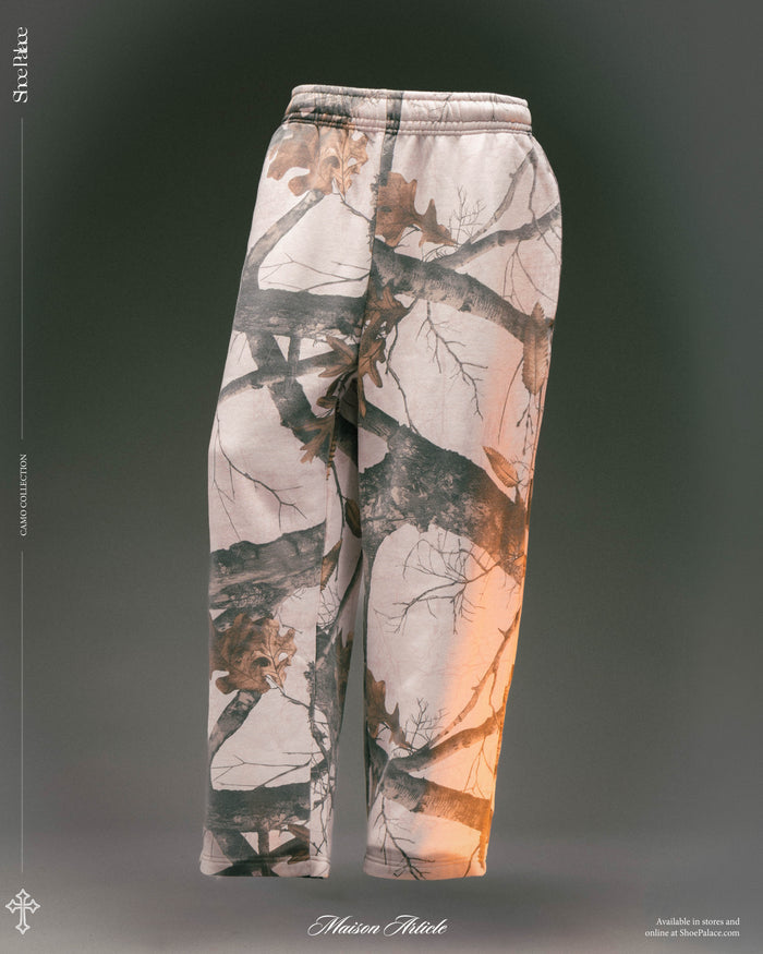Camo Fleece Womens Sweatpants (Pink/Brown)