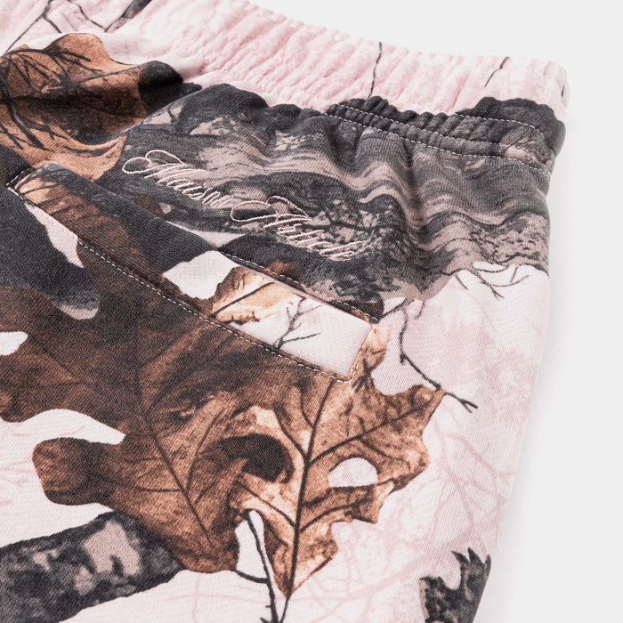 Camo Fleece Womens Sweatpants (Pink/Brown)