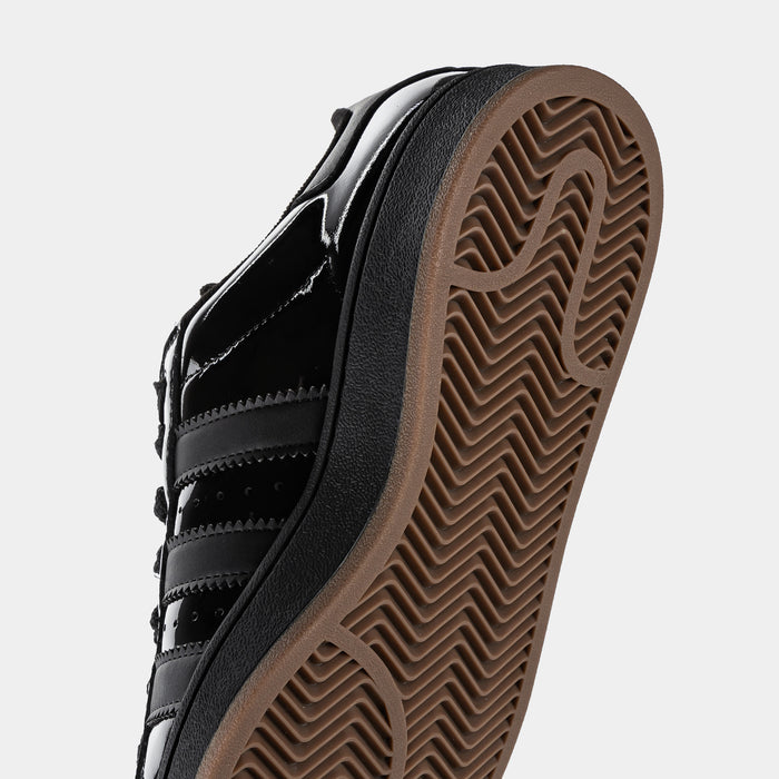 Campus 00s Patent Leather Mens Lifestyle Shoes (Core Black/Core Black)