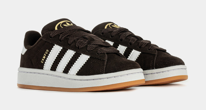 Campus 00s Preschool Lifestyle Shoes (Aurora Coffee/Footwear White/Gum)