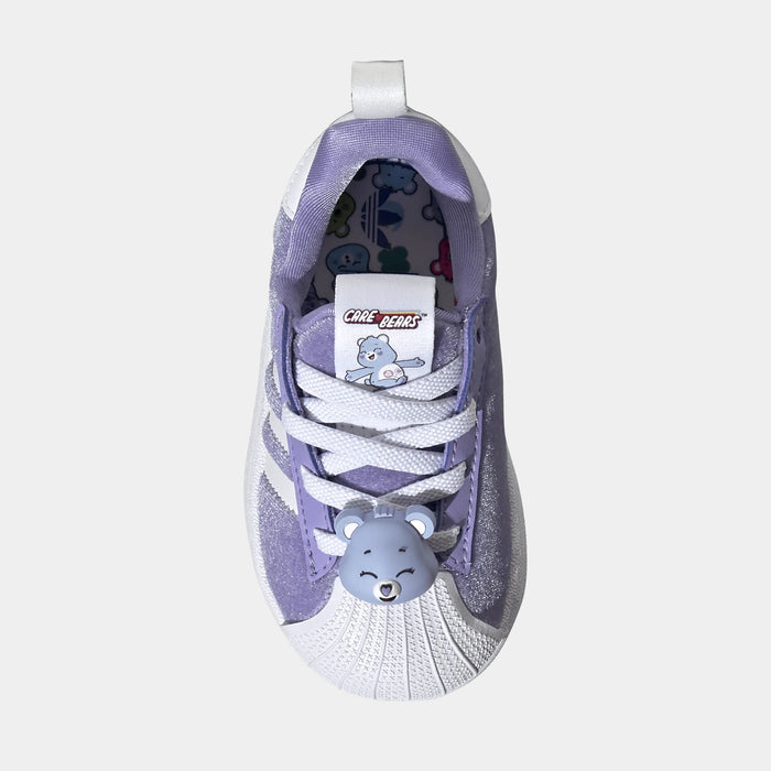 Care Bears Superstar Quickon Infant Toddler Lifestyle Shoes (Light Purple/Cloud White/Core Black)