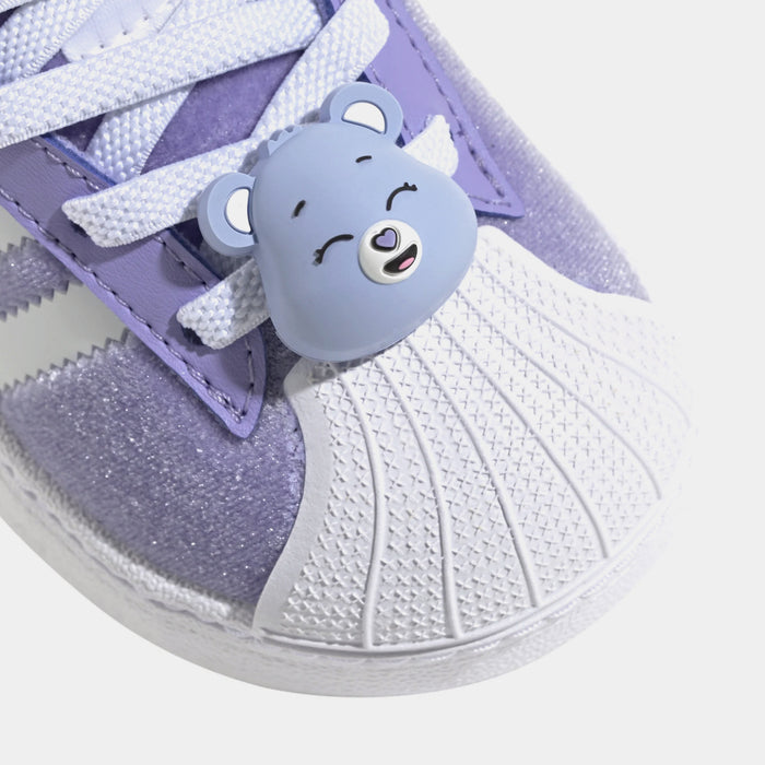 Care Bears Superstar Quickon Infant Toddler Lifestyle Shoes (Light Purple/Cloud White/Core Black)