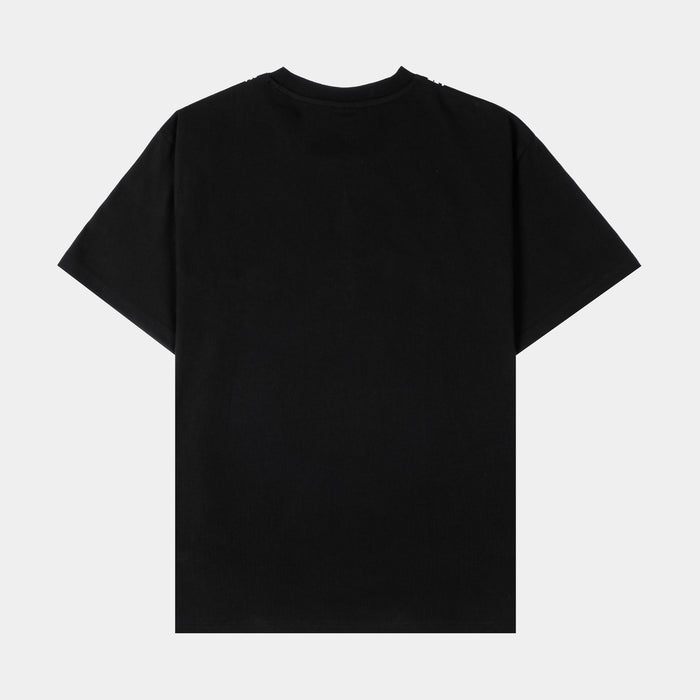 Chains Mens Short Sleeve Shirt (Black/Black)