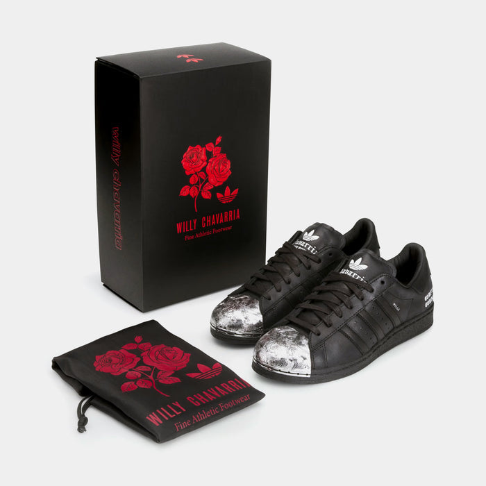 Chavarria x Compton Cowboys Superstar Mens Lifestyle Shoes (Core Black/Core Black/Off White)