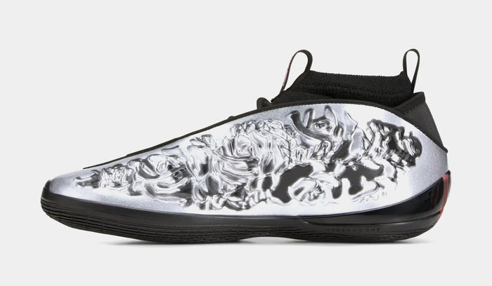 Chavarria x Adidas Harden Volume 10 Mens Basketball Shoes (Silver Metallic/Core Black/Red)
