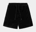 Chenille Mens Shorts (Black)