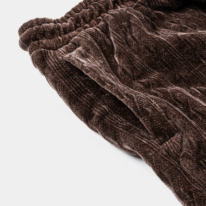 Chenille Mens Shorts (Brown)