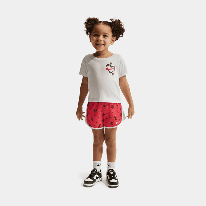 Cherry 2 Piece Printed Tempo Infant Toddler Set (University Red)