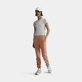 Chill Knit Womens Short Sleeve Shirt (Mink Brown/Mink Brown)