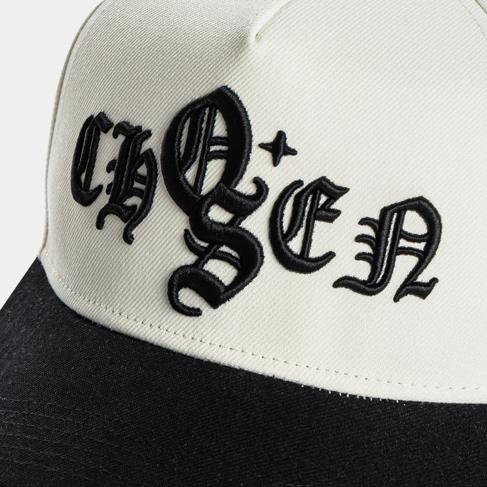 Chosen Snapback Mens Hat (Cream/Black)