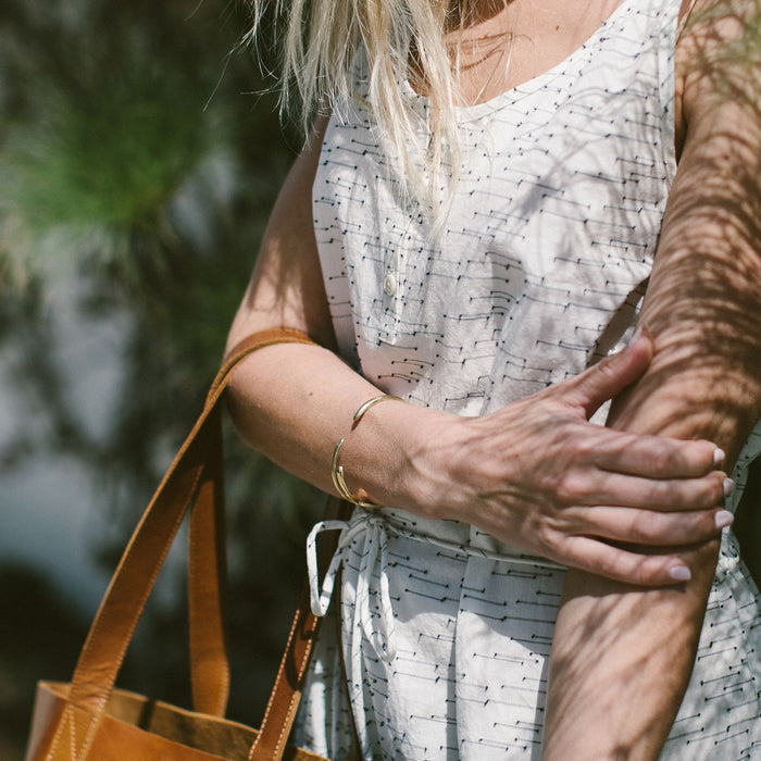 Classic Cuff Bracelet in Brass