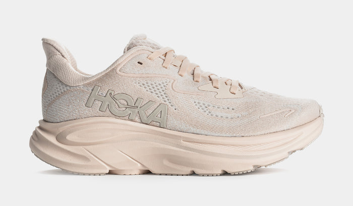 Clifton 10 Womens Running Shoes (Beige)