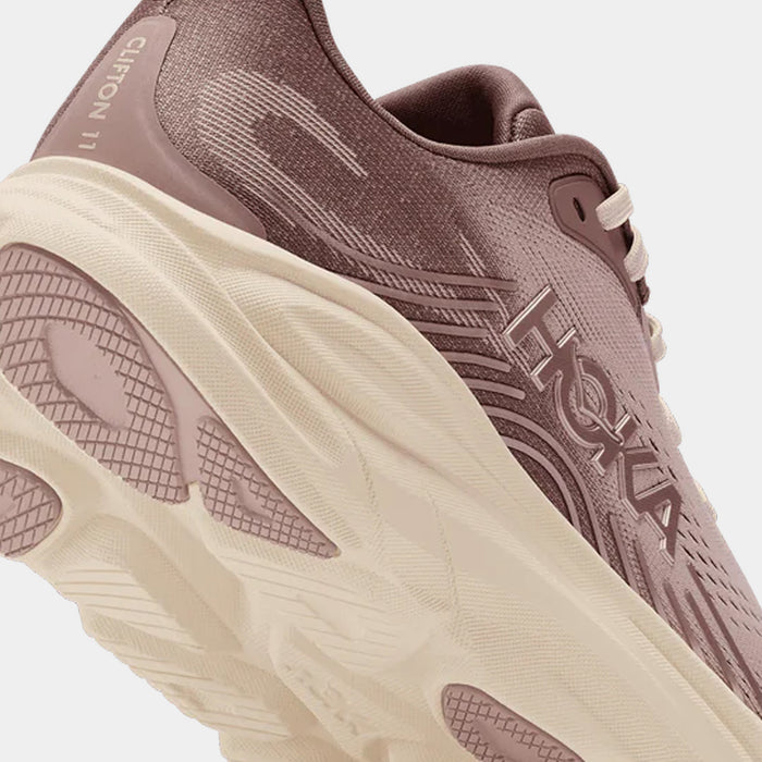 Clifton 11 Womens Running Shoes (Pink Opal/Quartzite)