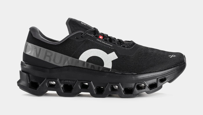 Cloudmonster 1 Mens Running Shoes (Black/Grey)