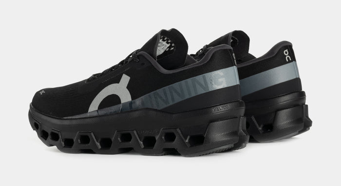 Cloudmonster 1 Mens Running Shoes (Black/Grey)