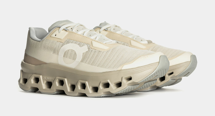 Cloudmonster Void Mens Running Shoes (White/Beige)