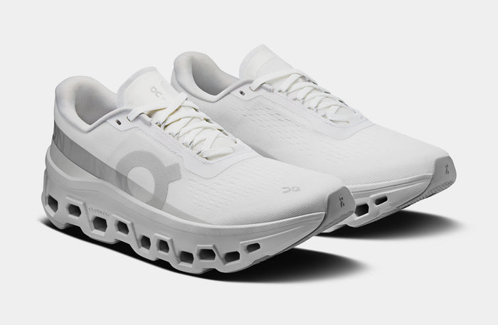 Cloudmonster Womens Running Shoes (White/White)