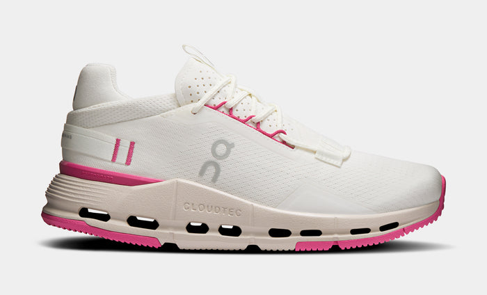 Cloudnova 2 Womens Running Shoes (Beige/Pink)