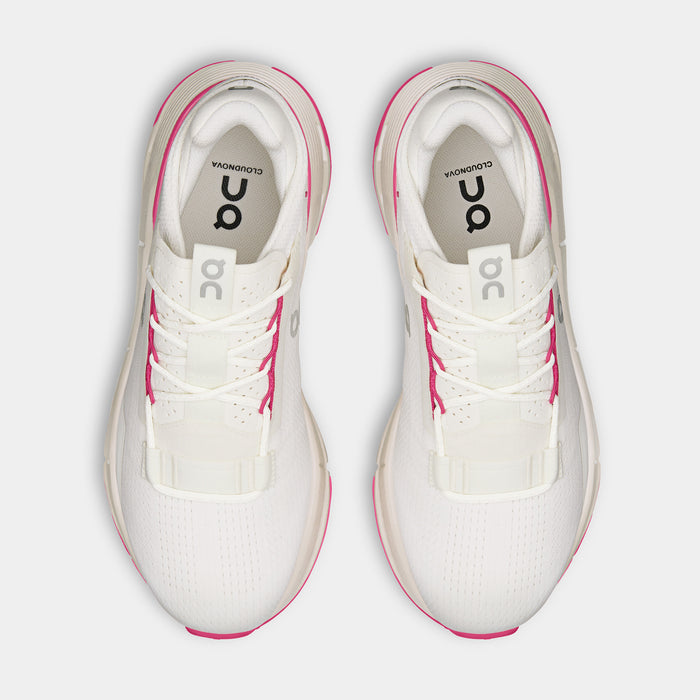 Cloudnova 2 Womens Running Shoes (Beige/Pink)