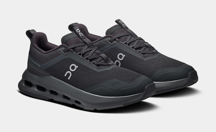 Cloudnova Grade School Running Shoes (Black/Eclipse)