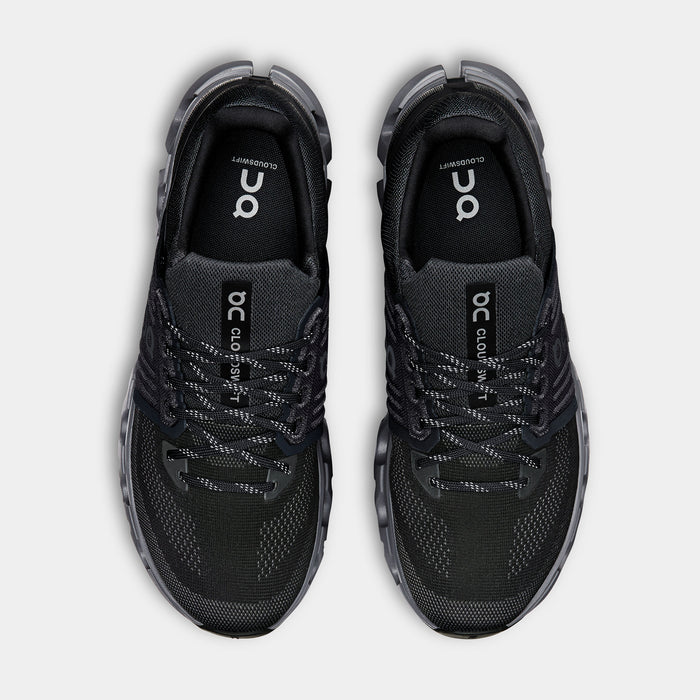 Cloudswift 4 AD Mens Running Shoes (Black/Rock)