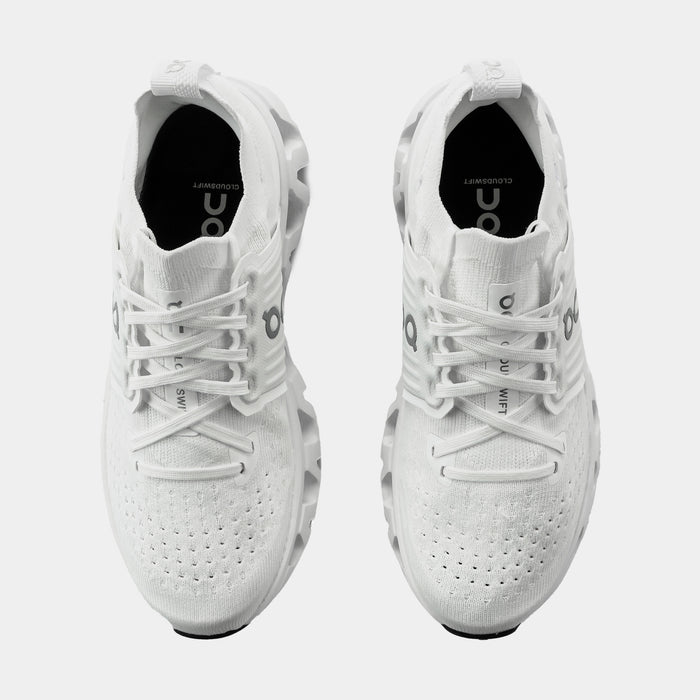 Cloudswift 4 Womens Running Shoes (White/White)