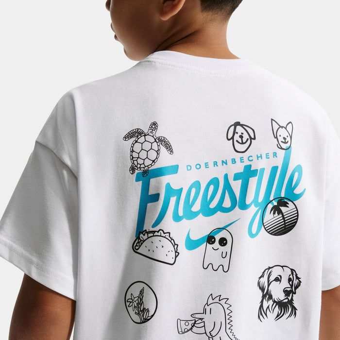 Club Doernbecher Freestyle Grade School Short Sleeve Shirt (White)