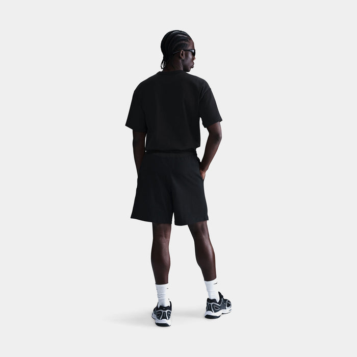 Club Knit Official Mens Shorts (Black/Black/White)