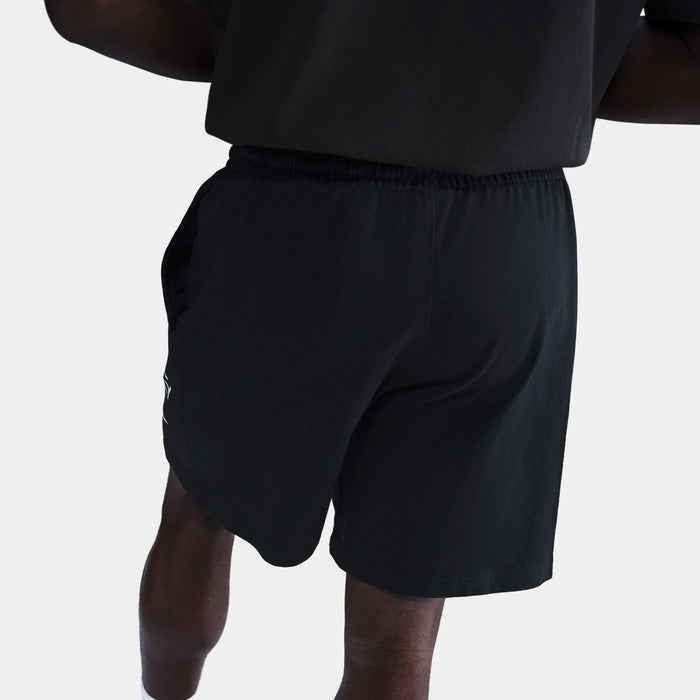 Club Knit Official Mens Shorts (Black/Black/White)