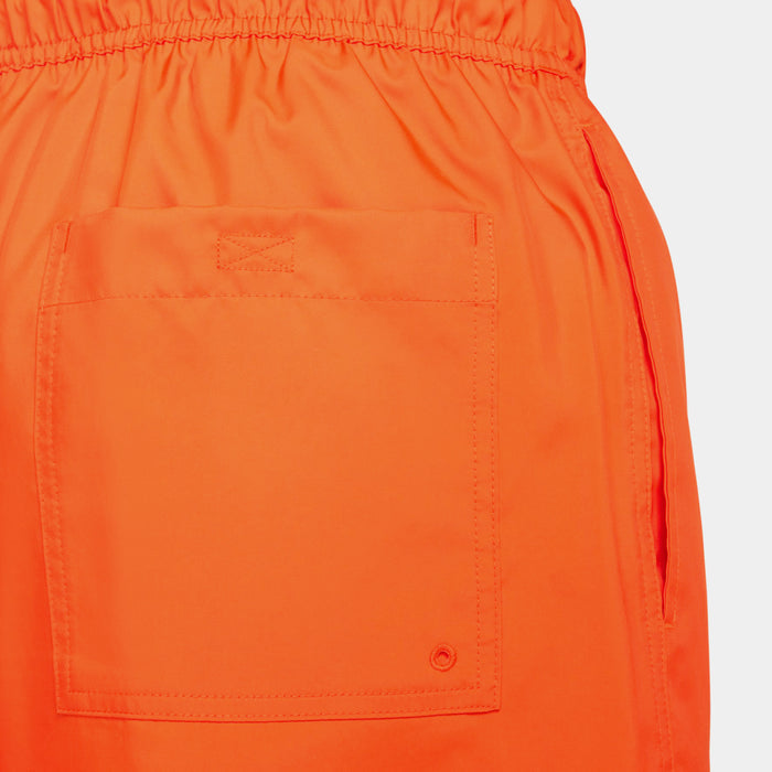 Club Woven Flow Mens Shorts (Safety Orange/White)