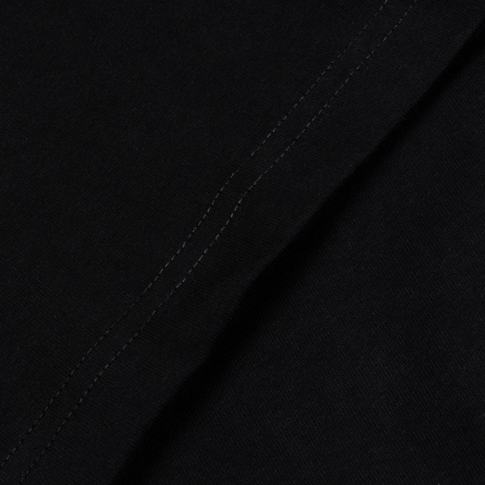 Cropped Tee Mens Short Sleeve Shirt (Black)