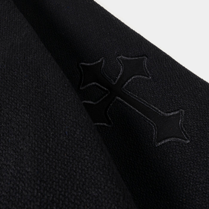 Cross Varsity Mens Jacket (Black/Black)
