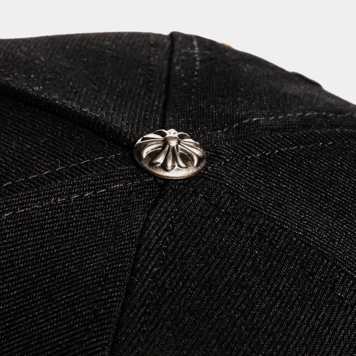 Crosses Snapback Mens Hat (Black/White)