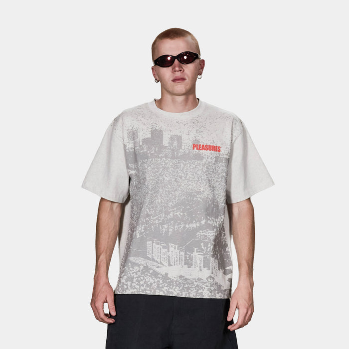 Cup Heavyweight Mens Short Sleeve Shirt (Ash Grey)
