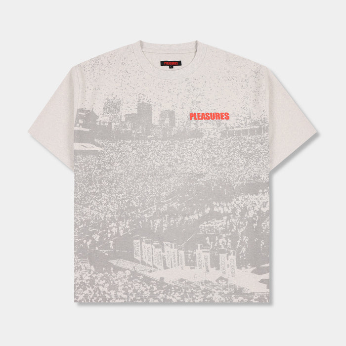 Cup Heavyweight Mens Short Sleeve Shirt (Ash Grey)
