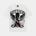 Cupid At Large Mens Short Sleeve Shirt (White/Black)