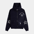 Dallas Cowboys All Pro Fleece Zip Up Mens Hoodie (Navy/White)